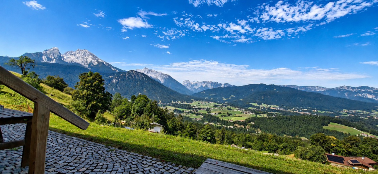 Ausblick von der Terrasse Ferienwohnung Hirscheck